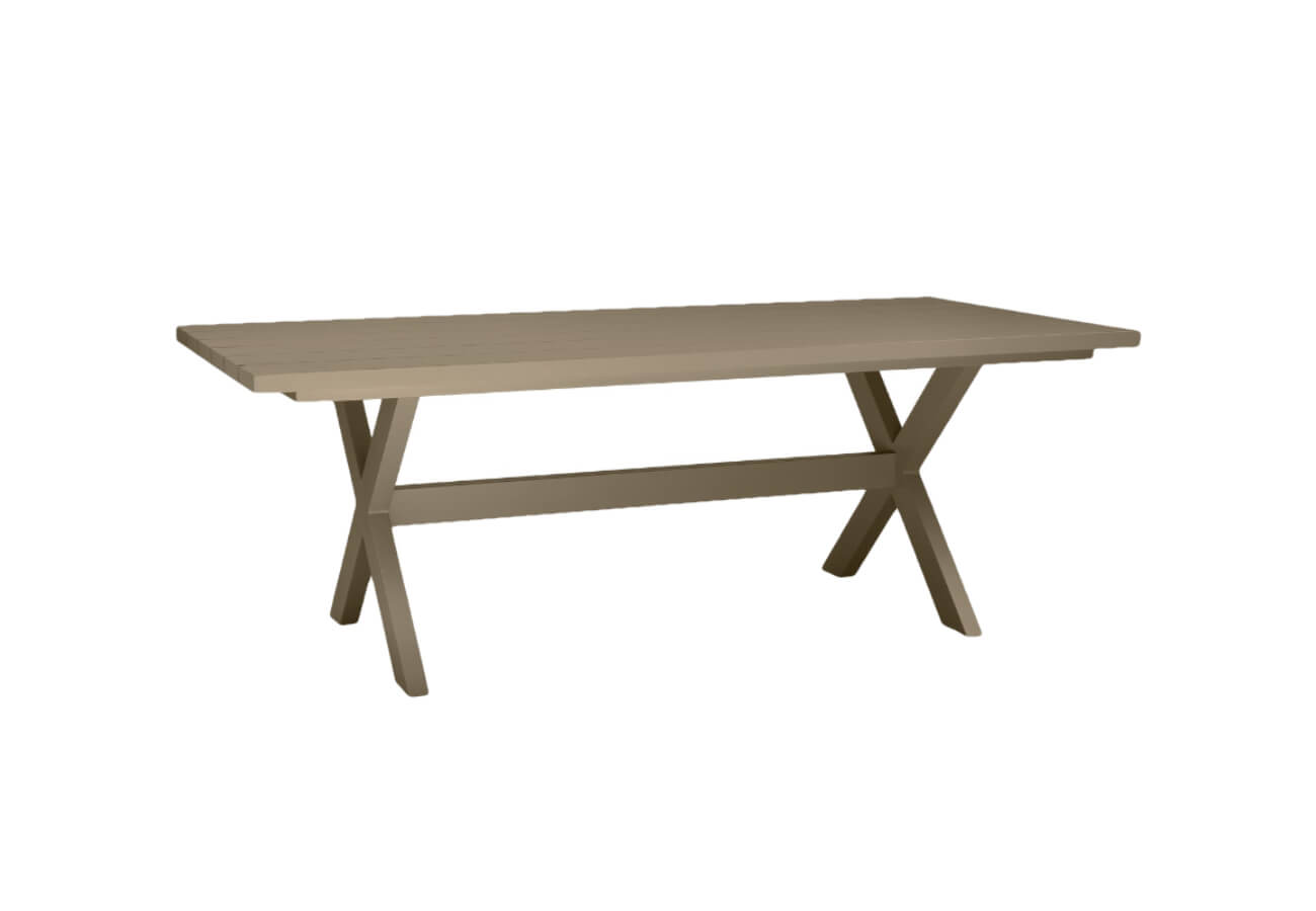 Zahradní jídelní stůl dalit 220 x 100 cm zelený