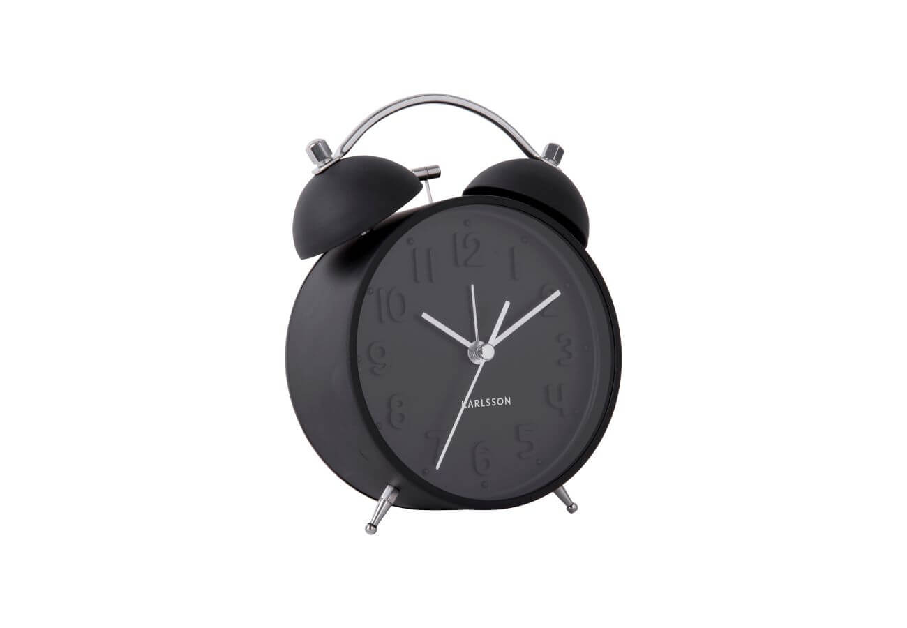 Budík Icon černý