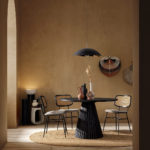 Jídelní židle Gladys hnědo-šedá