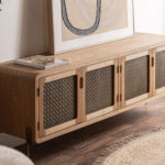 Televizní stolek Nevoa přírodní