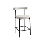 Barová židle Brevana bílá