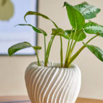 Květináč mahat 19 cm bílý