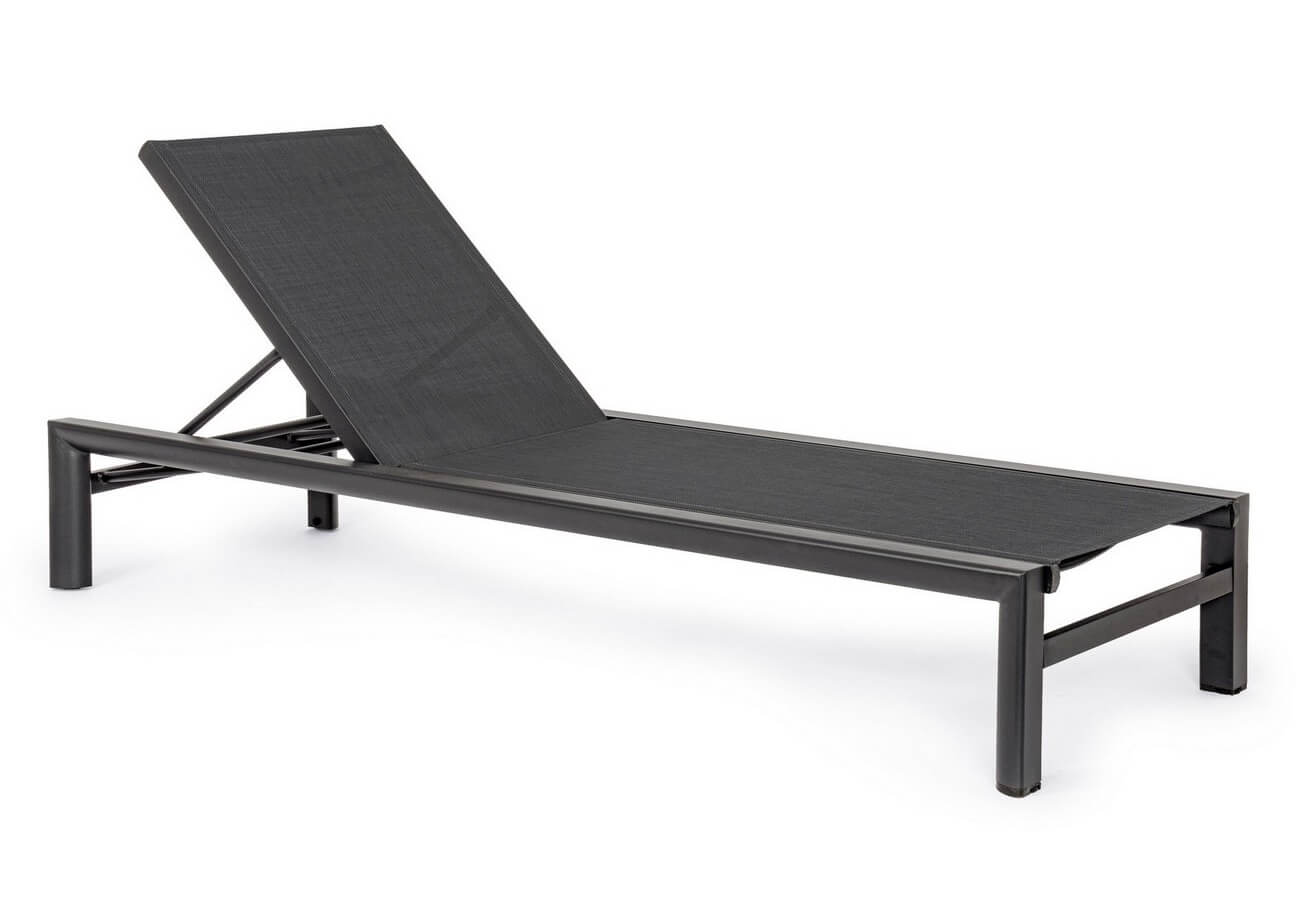 Zahradní lehátko Skippy černé