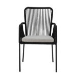 Zahradní křeslo Santiago černé