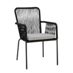 Zahradní křeslo Santiago černé