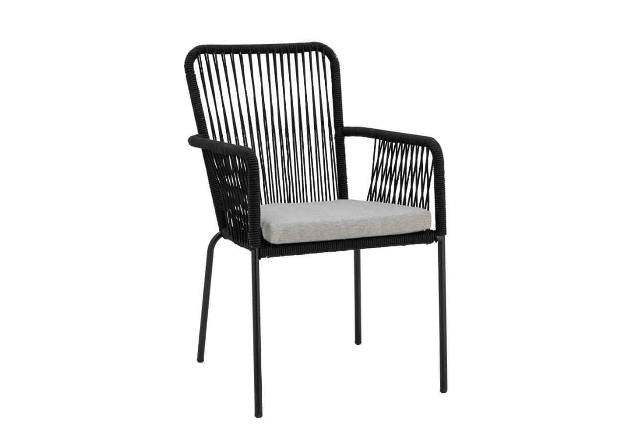 Zahradní křeslo Santiago černé