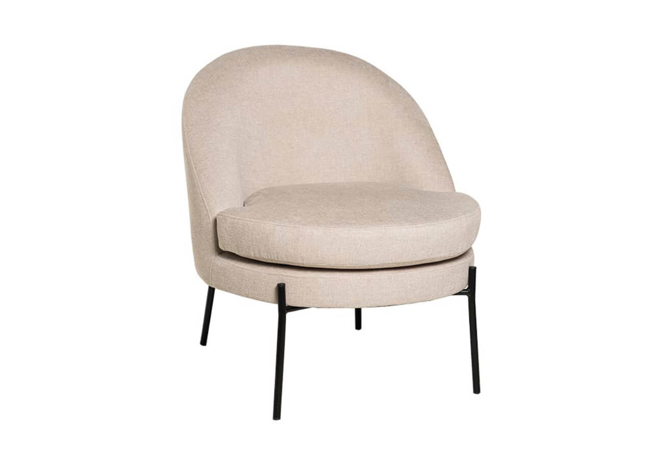 Křeslo roave béžové