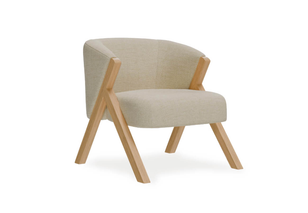 Křeslo travis béžové