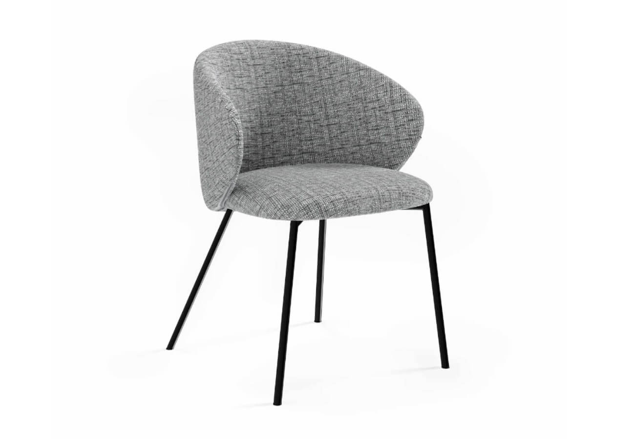 Jídelní židle ridame světle šedá