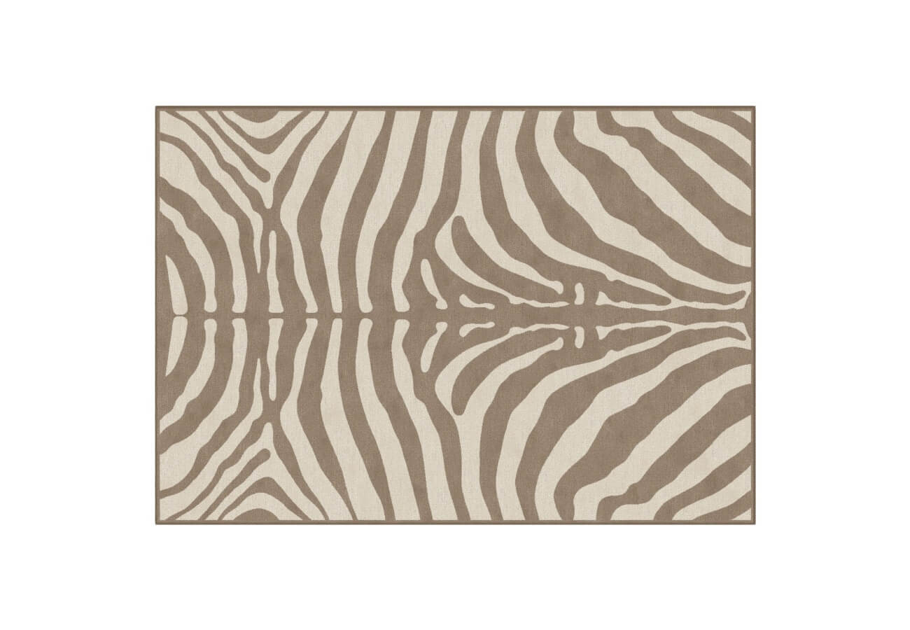 Koberec Bri hnědo-bílý