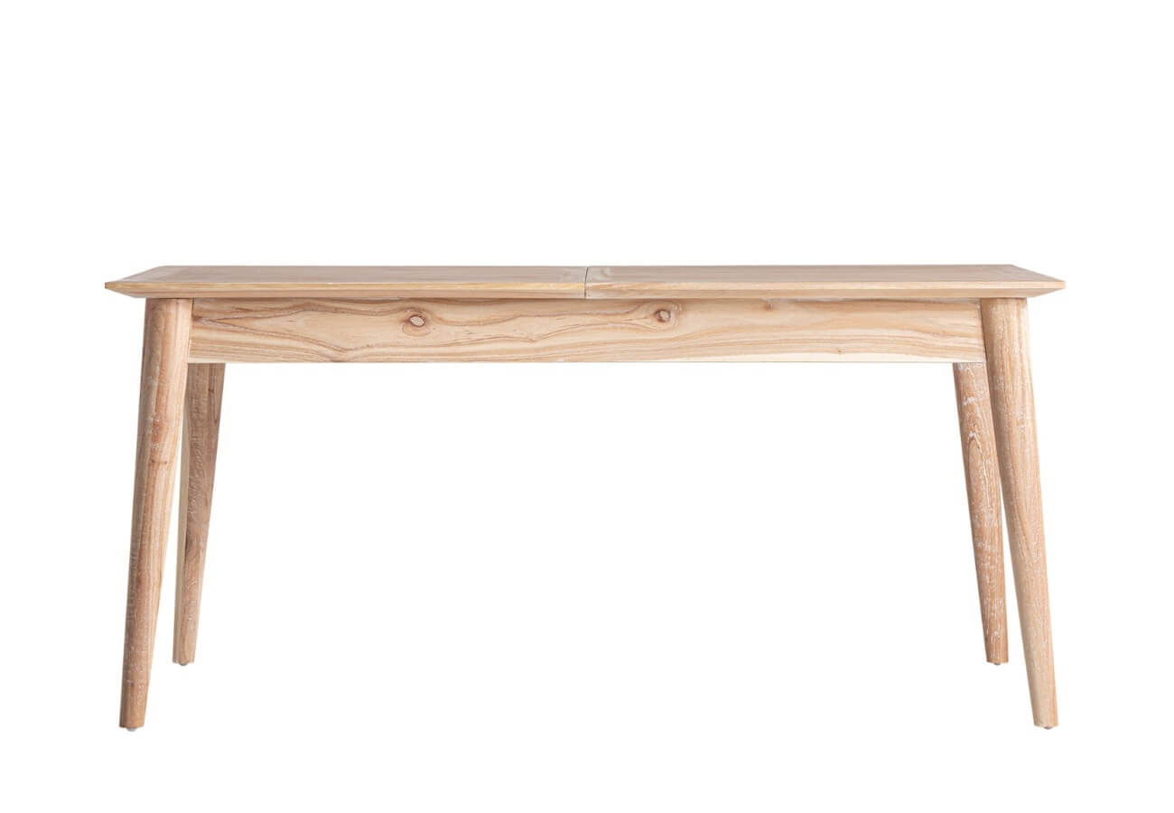 Rozkládací stůl Nyr 160 x 80 cm přírodní