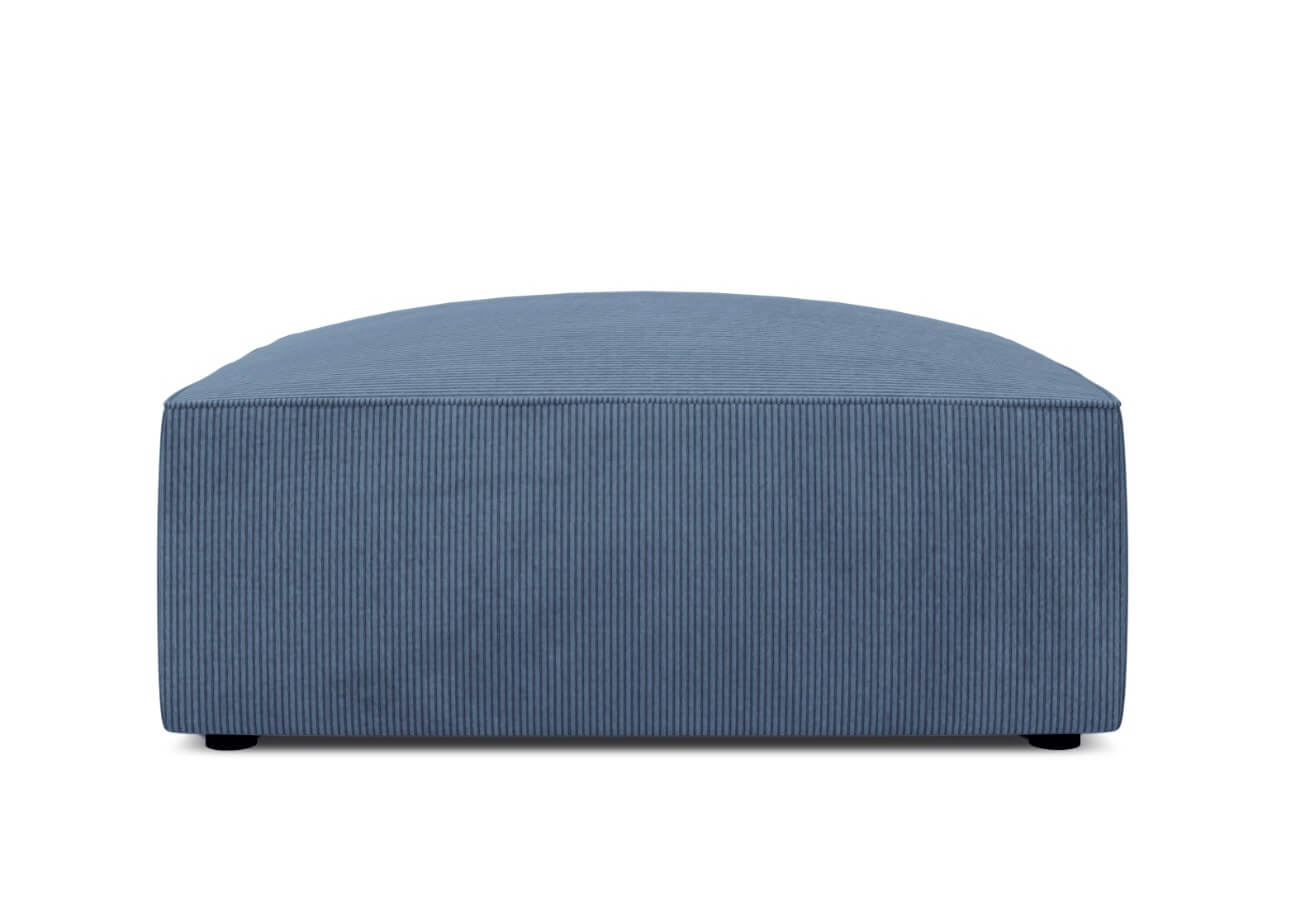 Otoman Buro manšestr petrolejový modrý