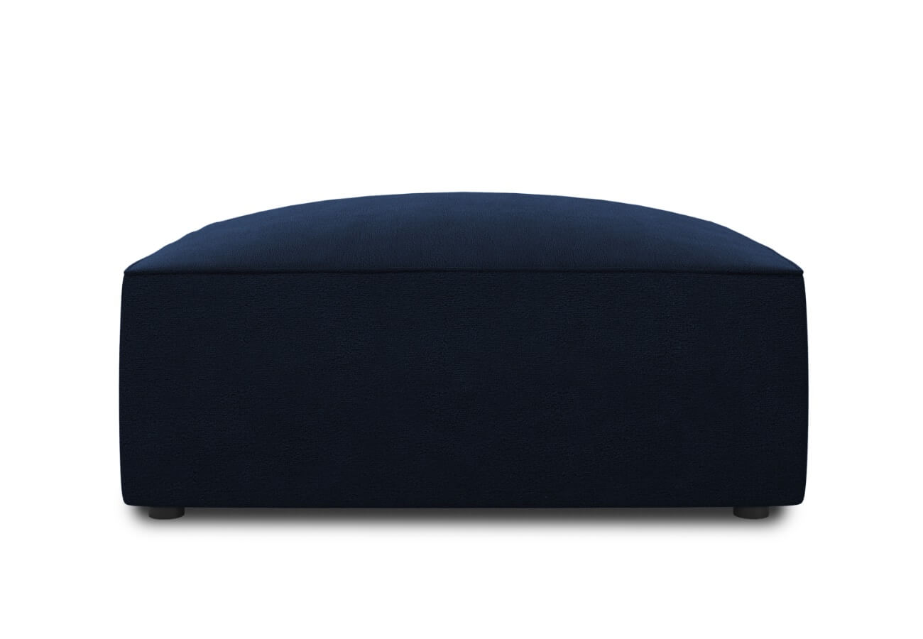 Otoman Buro samet modrý