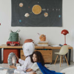 Dětský úložný koš Zog zelený