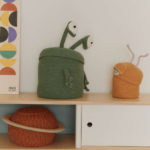 Dětský úložný koš Zog zelený