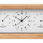 Budík Sileo přírodno-bílý