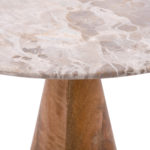 Konferenční stolek Holt ⌀40 cm hnědý