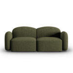 Dvoumístná pohovka Claire 194 cm chenille zelená