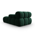 Lenoškový modul Bella 155 cm samet pravý zelený