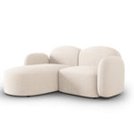 Rohová pohovka Claire 194 cm levá chenille béžová