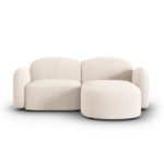 Rohová pohovka Claire 194 cm pravá chenille béžová