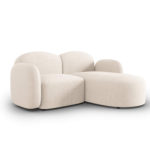 Rohová pohovka Claire 194 cm pravá chenille béžová