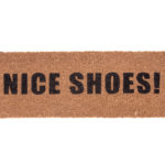 Rohožka Happy hnědo-černá