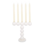 Svícen Bubbly 26.5 cm bílý