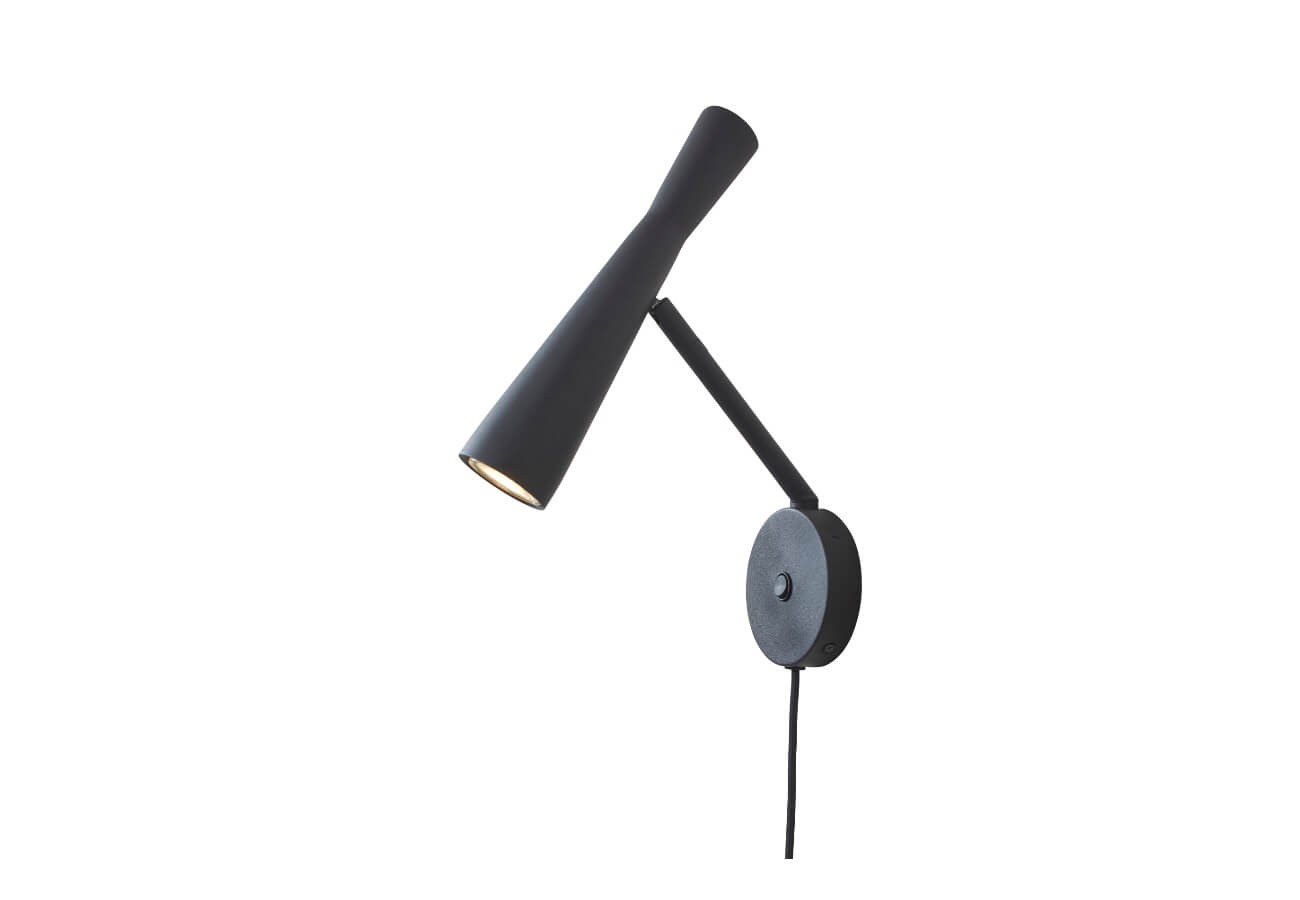 Nástěnná lampa Ordos černá