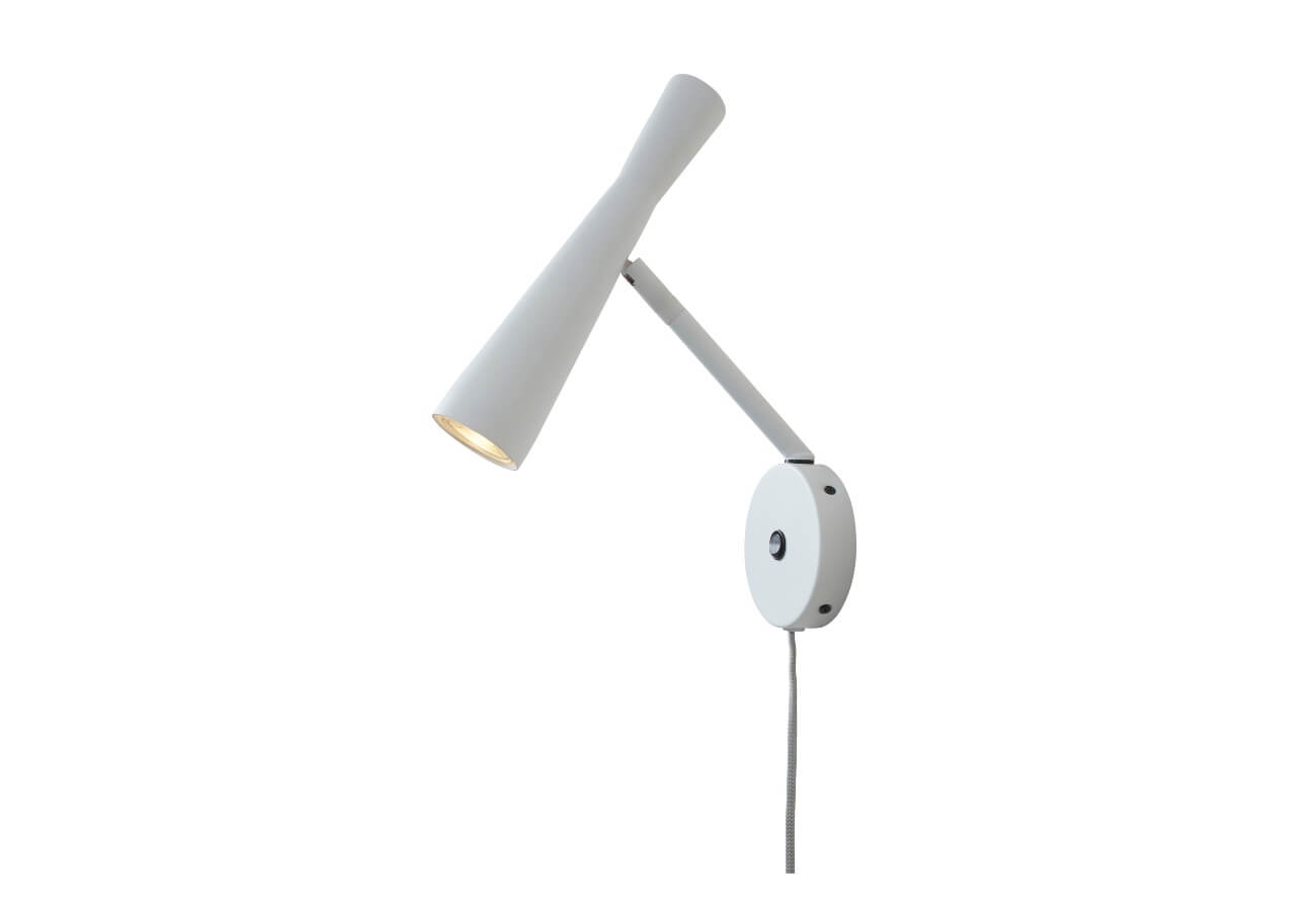 Nástěnná lampa Ordos bílá