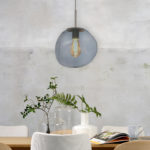 Stropní lampa Stockholm šedá