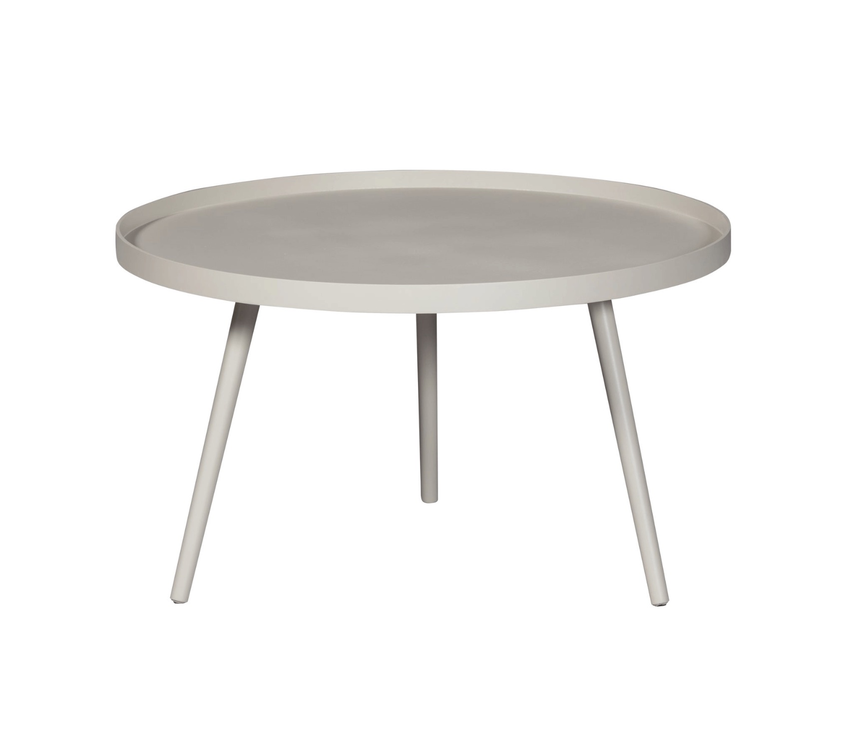 Poškozeno: Konferenční stolek Mesa XL ø 78 x 39 cm pískový