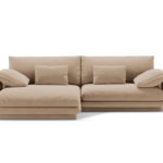 Rohová pohovka Trina 250 cm levá písková