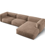 Rohová pohovka tarima 332 cm pravá hnědá