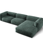 Rohová pohovka tarima 332 cm pravá petrolejová