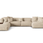 Rohová pohovka tarima do tvaru u levá béžová