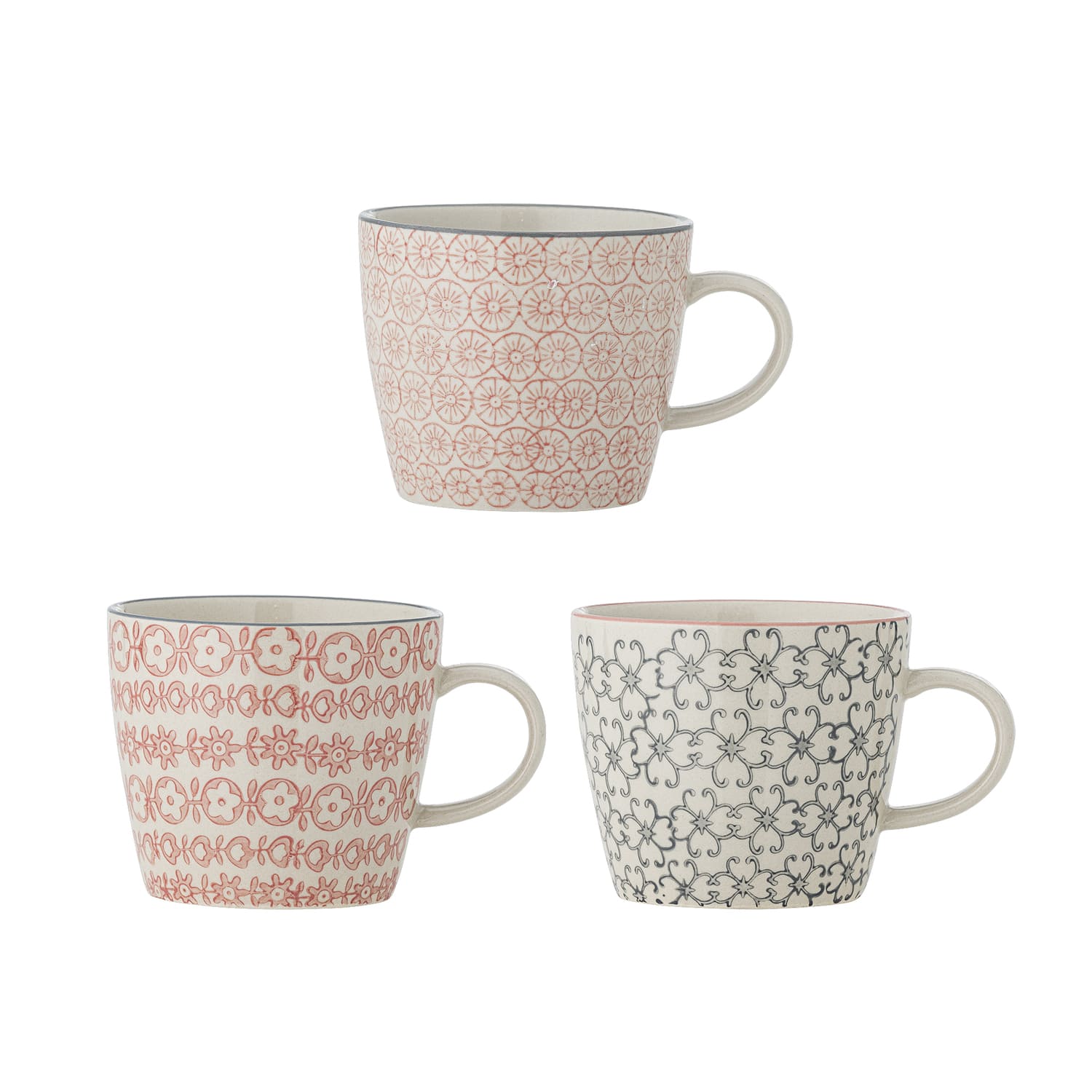 Sada tří hrnků Cilly vícebarevné