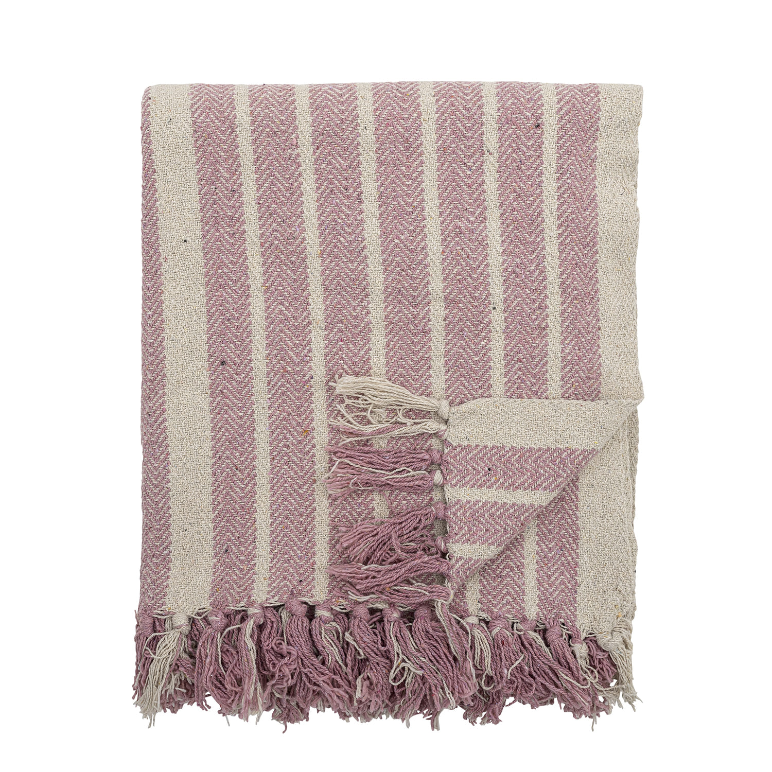 Deka Ruby 150 x 130 cm růžovo-bílý