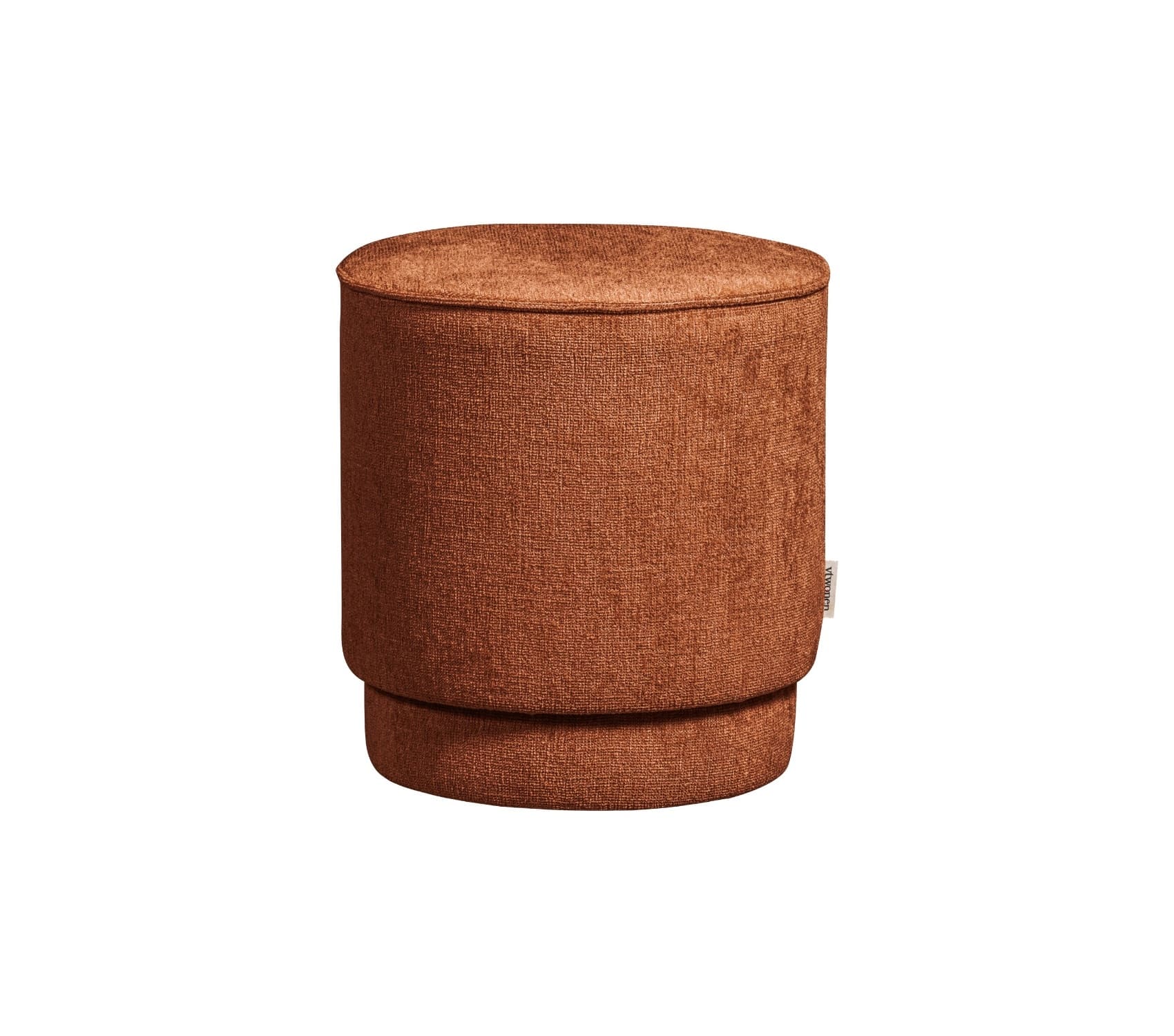 Puf Opal ⌀40 cm oranžový