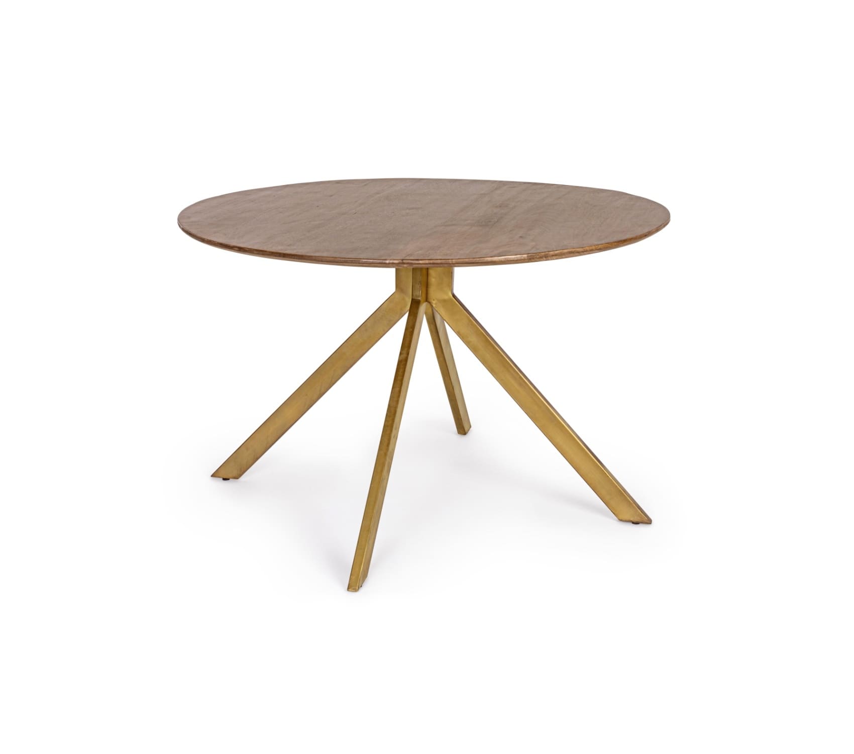 Jídelní stůl Erma Ø 120 cm hnědý