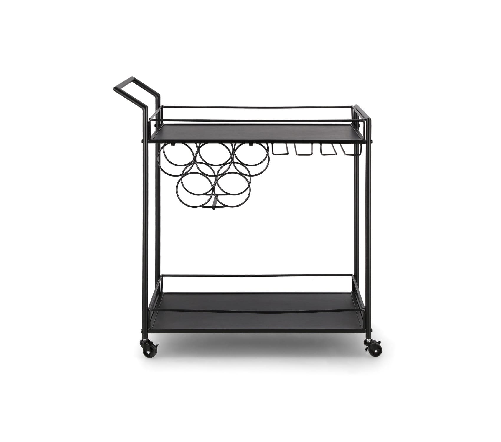 Servírovací vozík Cisa černý