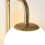 Nástěnná lampa Ro zlatá