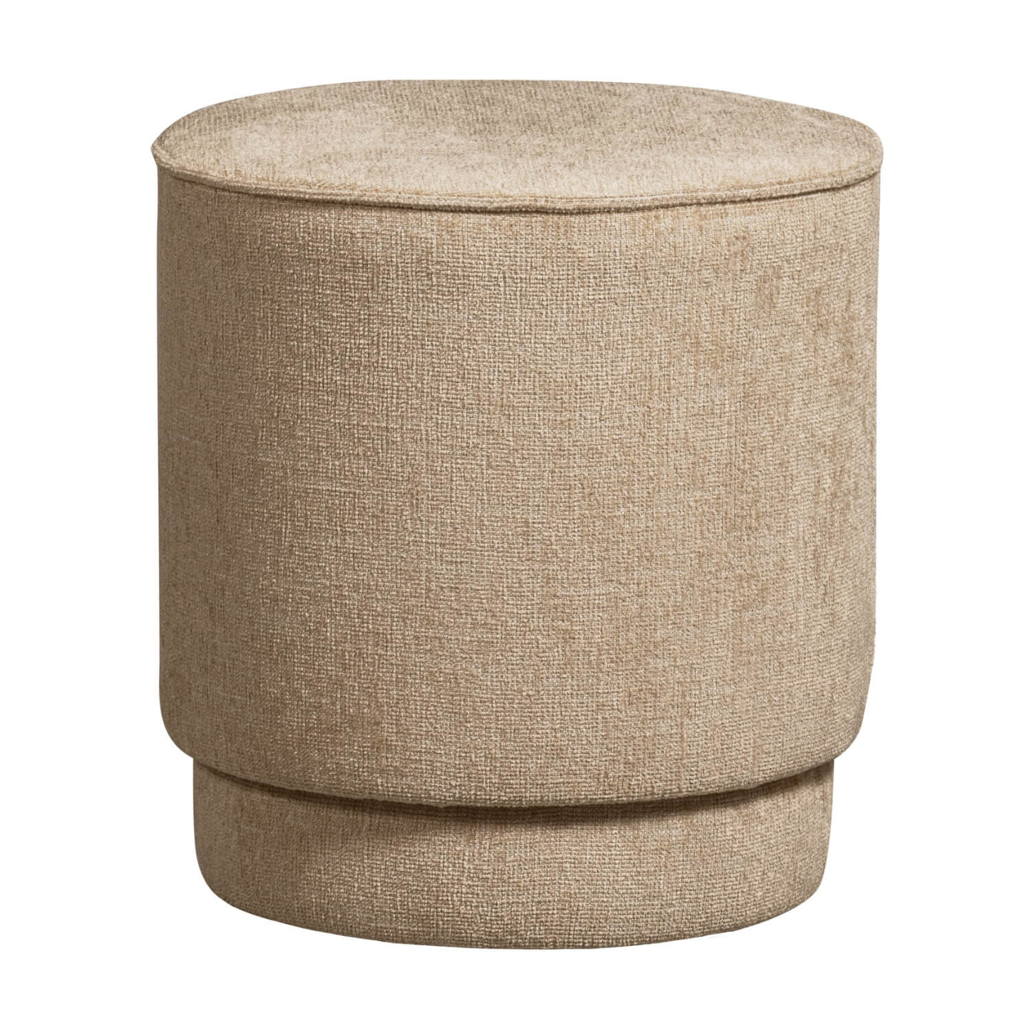 Puf repal Ø 40 cm béžový