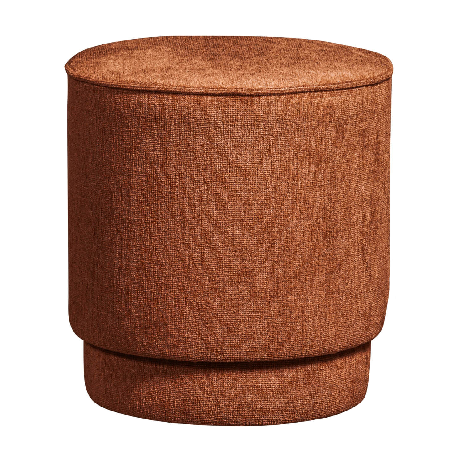 Puf repal Ø 40 cm hnědý