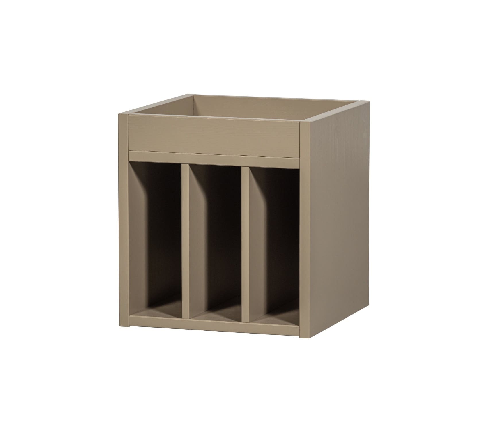 Skříňka na gramofonové desky Nerto béžová