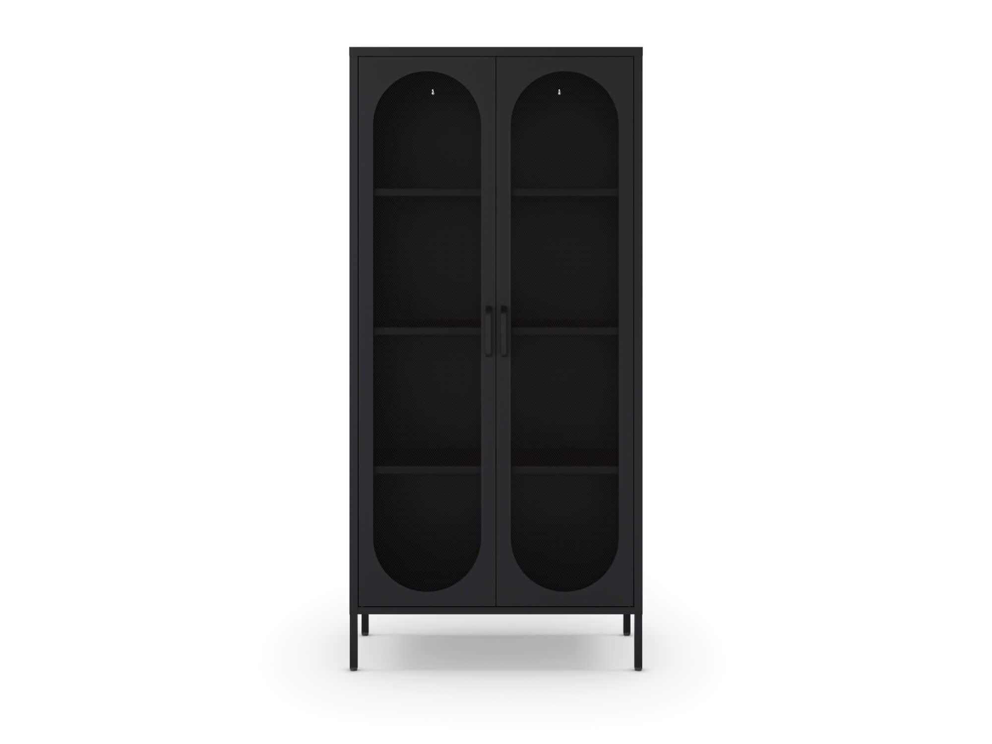 Vitrína orid 80 x 170 cm černá