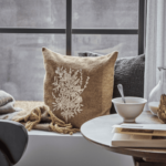 Povlak na polštář Lomu 50 x 50 cm hnědý