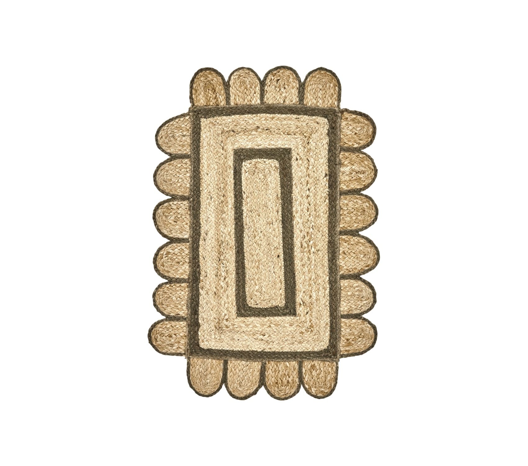 Rohožka Tenda přírodno-zelená