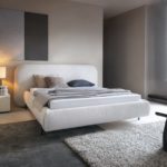 Dvoulůžková postel topio 160 x 200 cm s úložným prostorem chenille béžová