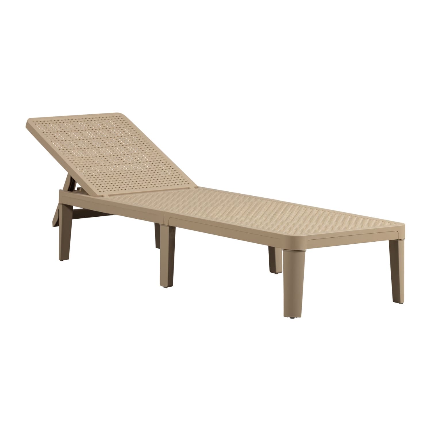Zahradní lehátko tenij béžové